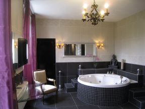现代卫浴展厅灰色地砖装修效果图片