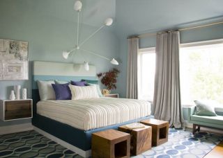 小户型卧室现代灯具装饰效果图