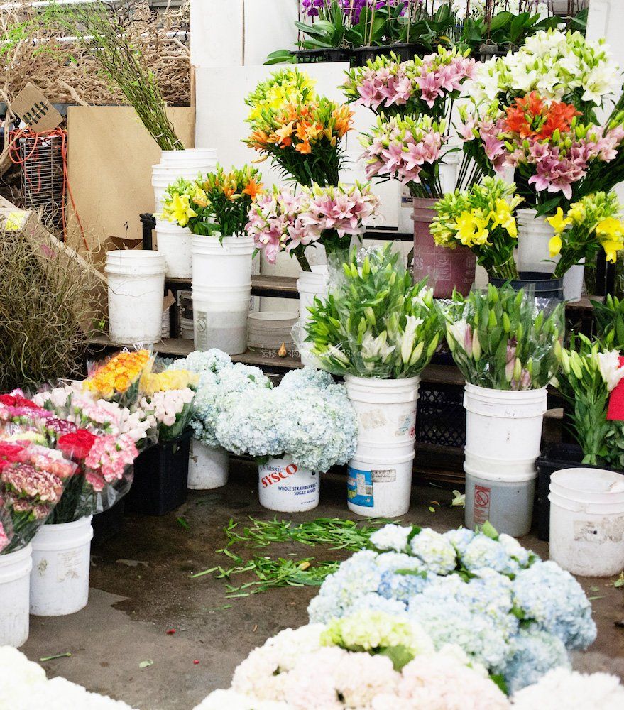 花店门面花架设计图片