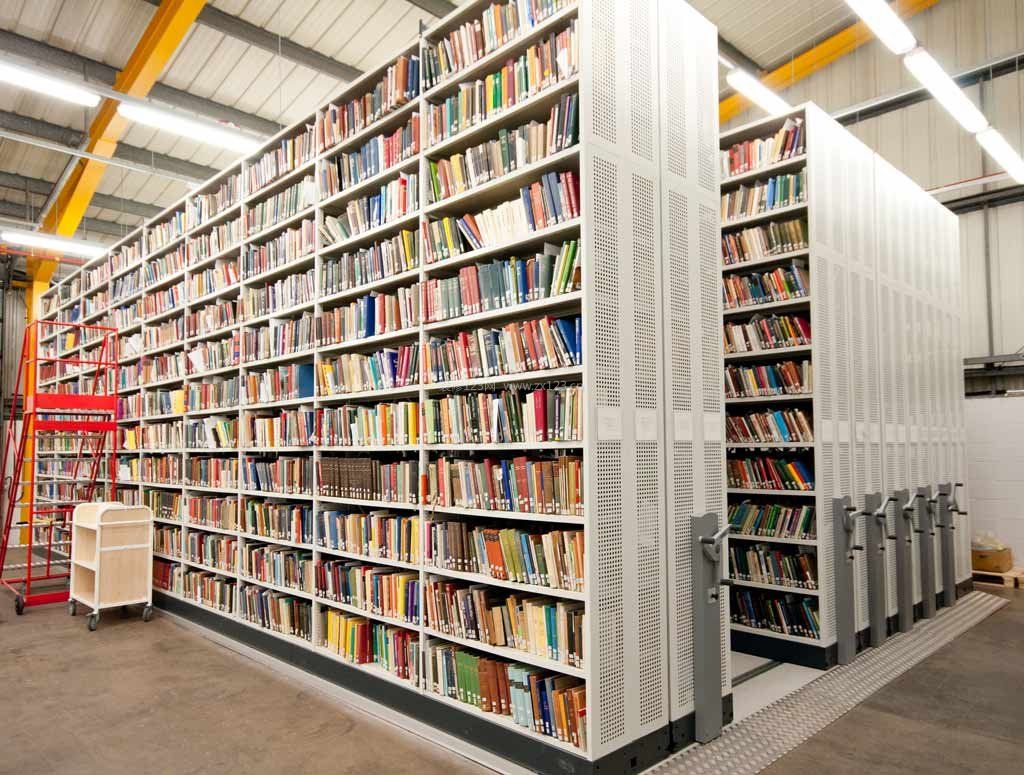 大型图书馆室内书架设计