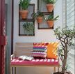 家装阳台休闲创意椅子装修装饰效果图片