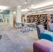 室内书架图书馆设计效果图片