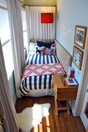 现代家装小户型阳台改卧室装饰效果图