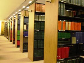图书馆书架效果图 书架的样式图片