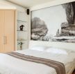 现代家居卧室设计床头背景墙装修效果图