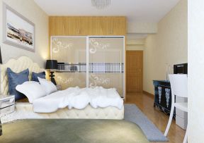 现代家居卧室设计台灯装修效果图片