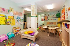 幼兒園效果圖  墻面裝飾裝修效果圖片