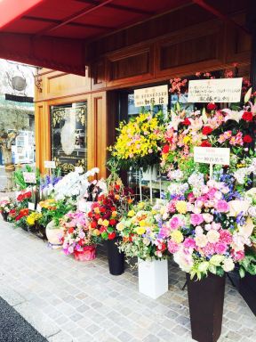 花店装修图片 门口