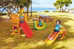 幼兒園滑梯設(shè)計(jì) 幼兒園室外裝修效果圖