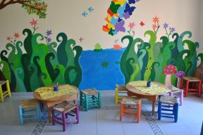 室内幼儿园主题墙饰设计效果图