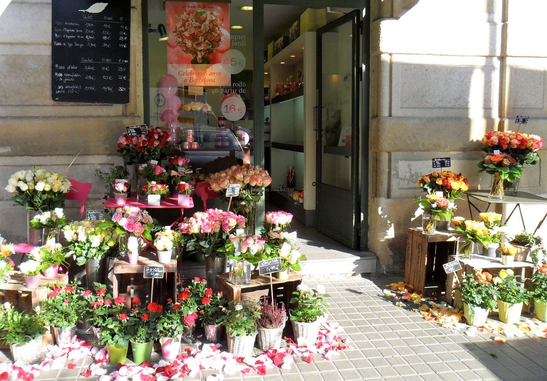 花店店面裝修效果圖大全