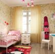 欧式儿童房床头背景墙墙面壁纸装修效果图片