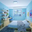 现代时尚装修儿童房床头背景墙效果图片