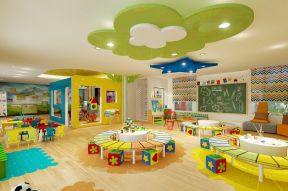 幼兒園裝修圖片大全 天花吊頂效果圖