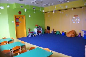 幼儿园设计绿色墙面装修效果图片