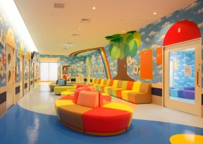 幼儿园设计效果图 幼儿园大厅装修图