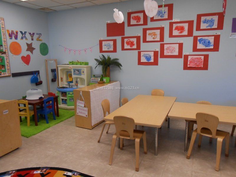 幼儿园教室墙面装饰装修效果图片案例