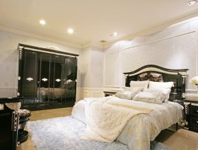欧式卧室壁纸 自建房屋设计效果图