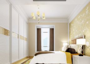 欧式卧室壁纸 现代欧式风格效果图