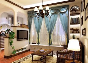 小户型整体设计 美式客厅装修效果图