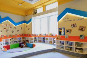 幼儿园装修图片 书柜设计