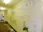 幼儿园走廊装修墙体彩绘图片