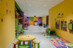幼儿园走廊米白色地砖装修效果图片
