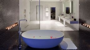 欧式卫浴展厅效果图 洗手池装修效果图片