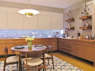 简约风格厨房整体橱柜效果图片