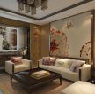 中式家装客厅沙发背景墙装饰画效果图大全