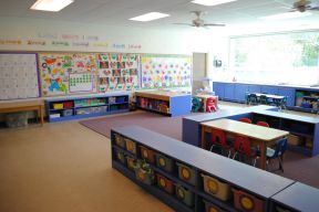 幼儿园室装修效果图 墙面装饰装修效果图片