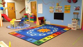 幼儿园室装修地毯贴图效果