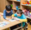 幼兒園書桌裝修設計效果圖