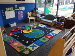 幼儿园室内地毯贴图装修设计效果图