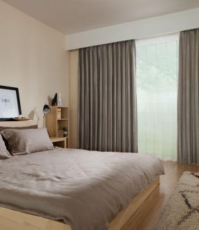 15平方卧室窗帘颜色搭配效果图
