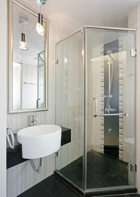 简约风格卫生间 整体淋浴房装修效果图片