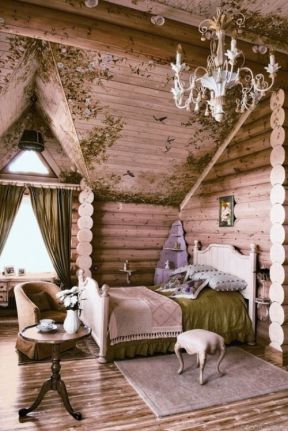 小型木屋别墅 个性卧室设计