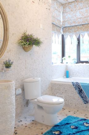 纯美地中海 卫生间浴室装修图