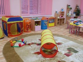 幼儿园室内装饰地毯贴图效果图 