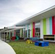 现代建筑风格幼儿园外装效果图大全