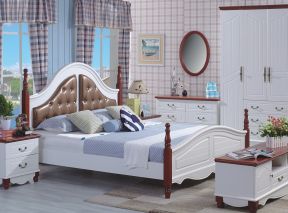 卧室家具效果图欣赏 田园风格设计效果图