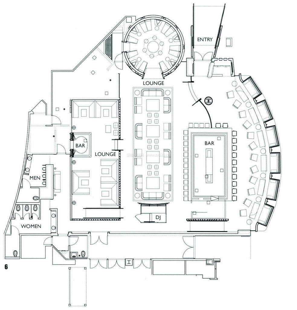 2023最新酒吧設(shè)計平面圖欣賞