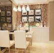 现代小户型家装餐厅简单装修墙面壁纸效果图片