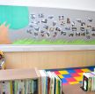 现代简约风格幼儿园照片墙效果图