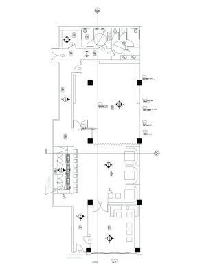 最新酒吧室內(nèi)設(shè)計平面圖片