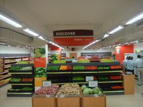 超市装修图 蔬菜超市装修效果图