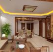 中式客厅木质沙发装修效果图片