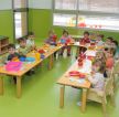 郑州幼儿园室内绿色地板装修效果图