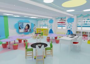 现代幼儿园设计效果图 高档幼儿园装修图