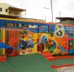 幼儿园外装外墙彩绘效果图片